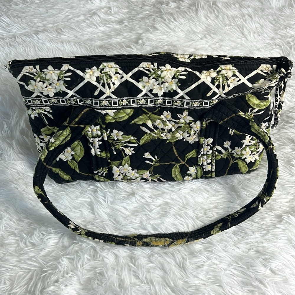 VERA BRADLEY Retired Jasmine Print Quilted Tote USA Made q18 - Picture 4 of 11